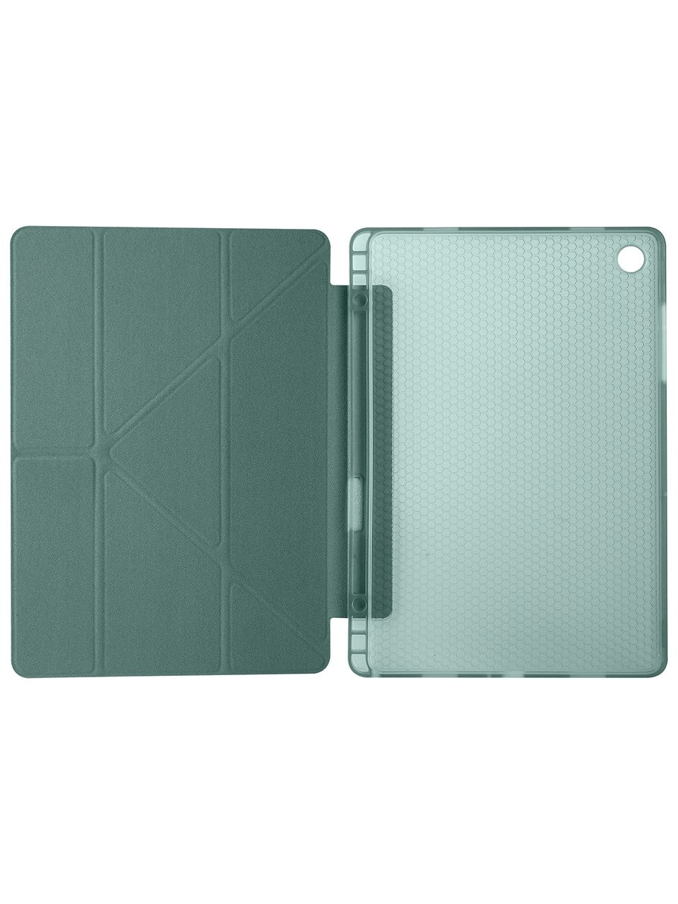 TUROTTO Galaxy Tab A9 Plus X210 / A11 Plus X230 İle Uyumlu Katlanır Yatay ve Dikey Standlı Kalem Bölmeli Uyku Modlu Kılıf