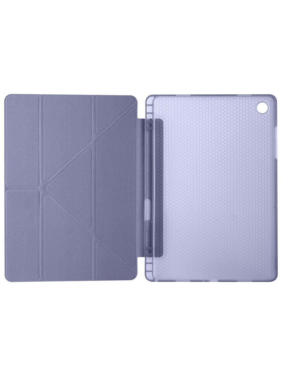 TUROTTO Galaxy Tab A9 Plus X210 / A11 Plus X230 İle Uyumlu Katlanır Yatay ve Dikey Standlı Kalem Bölmeli Uyku Modlu Kılıf