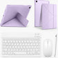 TUROTTO Galaxy Tab A9 Plus X210 / A11 Plus X230 İle Uyumlu Standlı Kılıf Dokunmatik Kalem ve Klavye Mouse Set