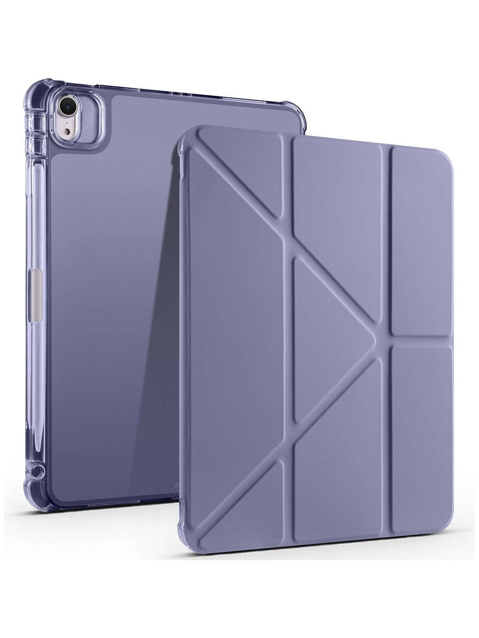TUROTTO İPad Air 11" M2 / M3 Air 4./5./6. Nesil İle Uyumlu Katlanır Yatay ve Dikey Standlı Kalem Bölmeli Uyku Modlu Kılıf