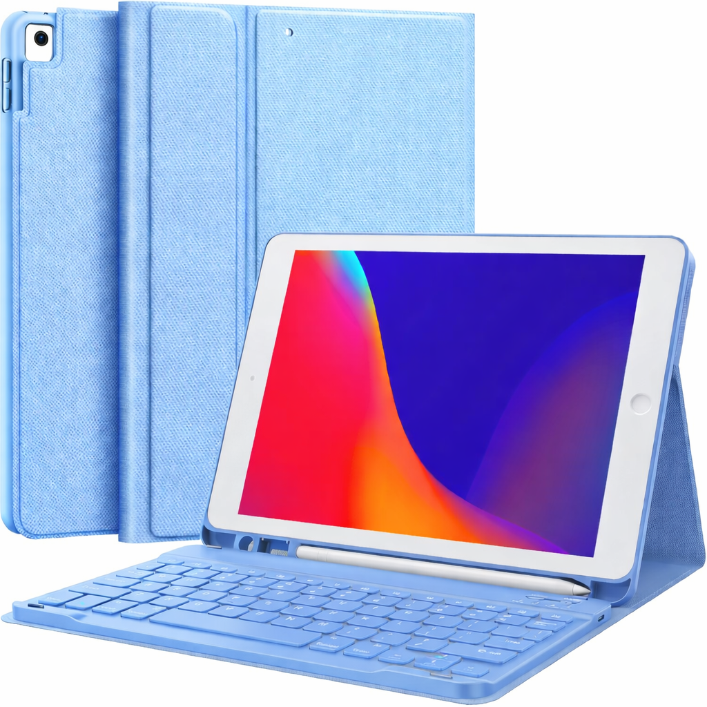 Apple iPad Manyetik Bluetooth Klavyeli Tablet Kılıfı