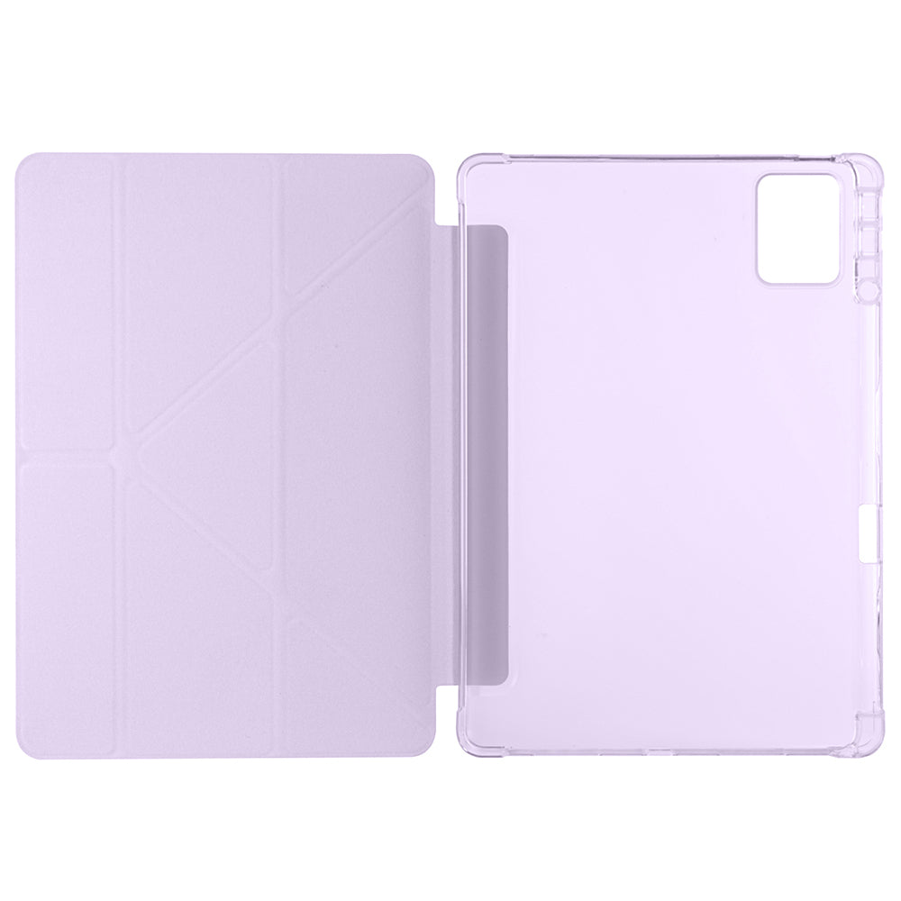 TUROTTO Lenovo Tab M11 TB-330FU TB-330XU İle Uyumlu Standlı Kılıf Dokunmatik Kalem ve Klavye Mouse Set