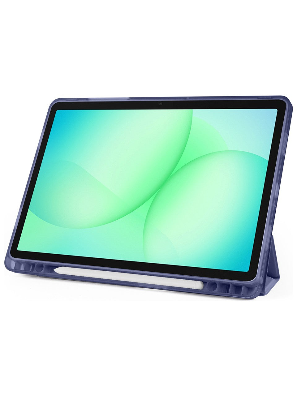 TUROTTO Galaxy Tab S11 SM-X730 İle Uyumlu Katlanır Yatay ve Dikey Standlı Kalem Bölmeli Uyku Modlu Kılıf