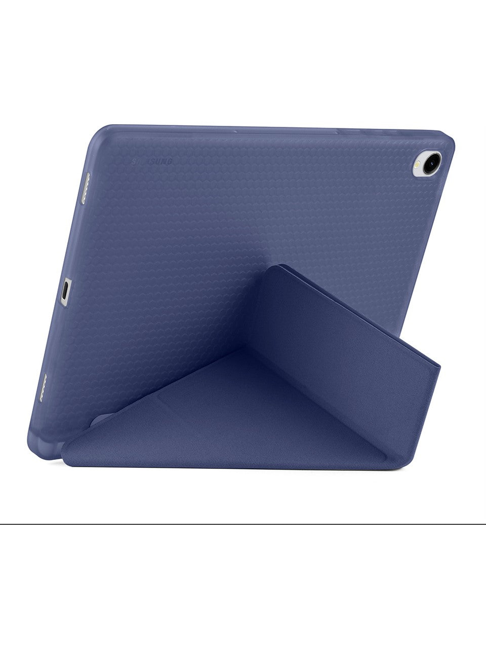 TUROTTO Galaxy Tab S11 SM-X730 İle Uyumlu Katlanır Yatay ve Dikey Standlı Kalem Bölmeli Uyku Modlu Kılıf