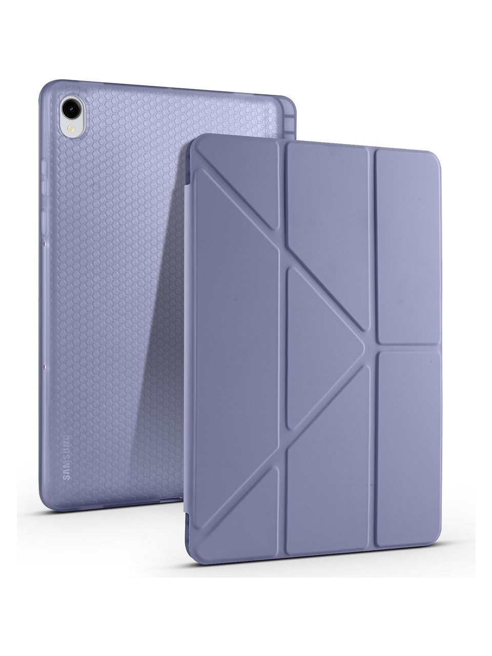 TUROTTO Galaxy Tab S11 SM-X730 İle Uyumlu Katlanır Yatay ve Dikey Standlı Kalem Bölmeli Uyku Modlu Kılıf