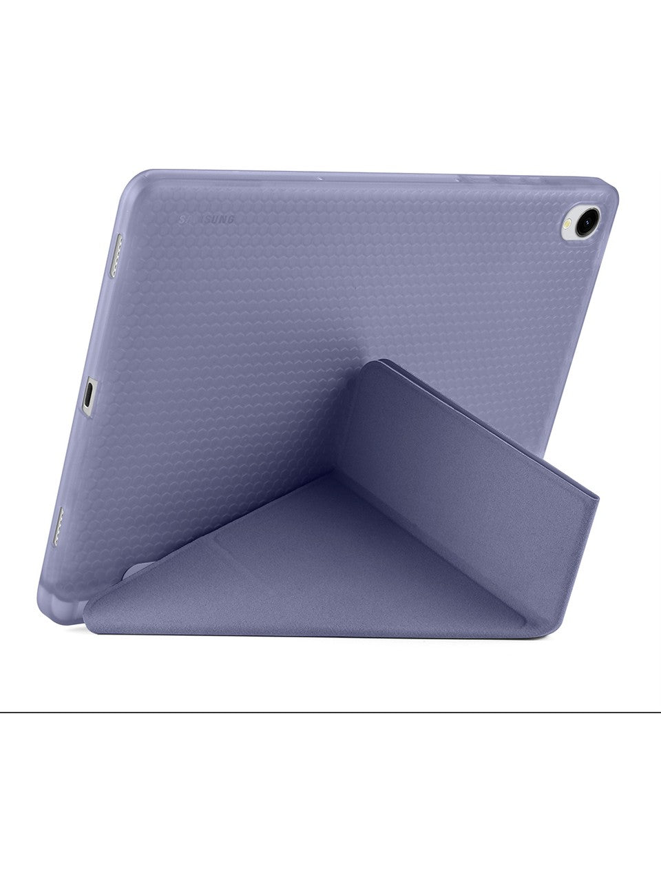 TUROTTO Galaxy Tab S11 SM-X730 İle Uyumlu Katlanır Yatay ve Dikey Standlı Kalem Bölmeli Uyku Modlu Kılıf