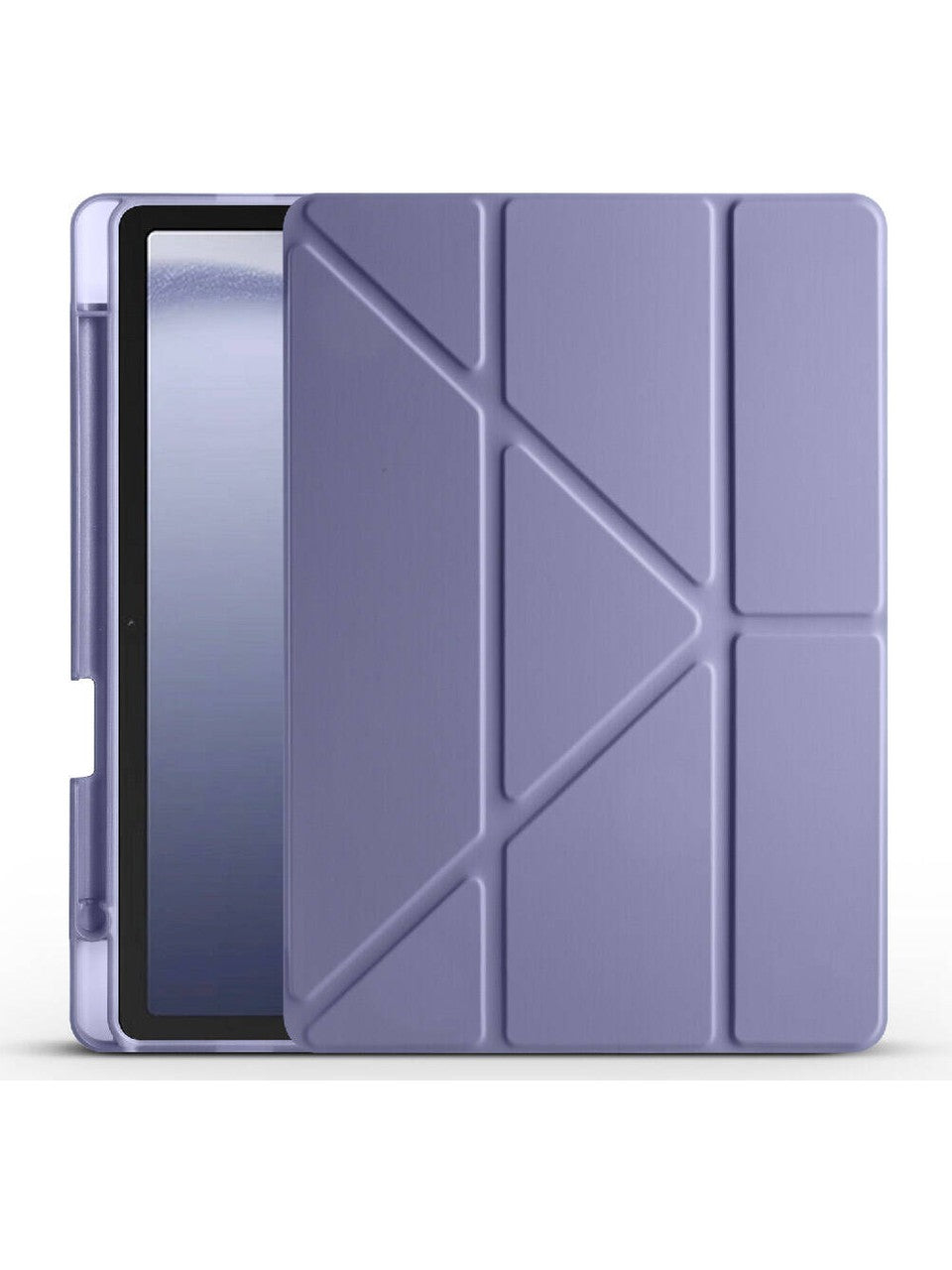 TUROTTO Galaxy Tab S11 SM-X730 İle Uyumlu Katlanır Yatay ve Dikey Standlı Kalem Bölmeli Uyku Modlu Kılıf