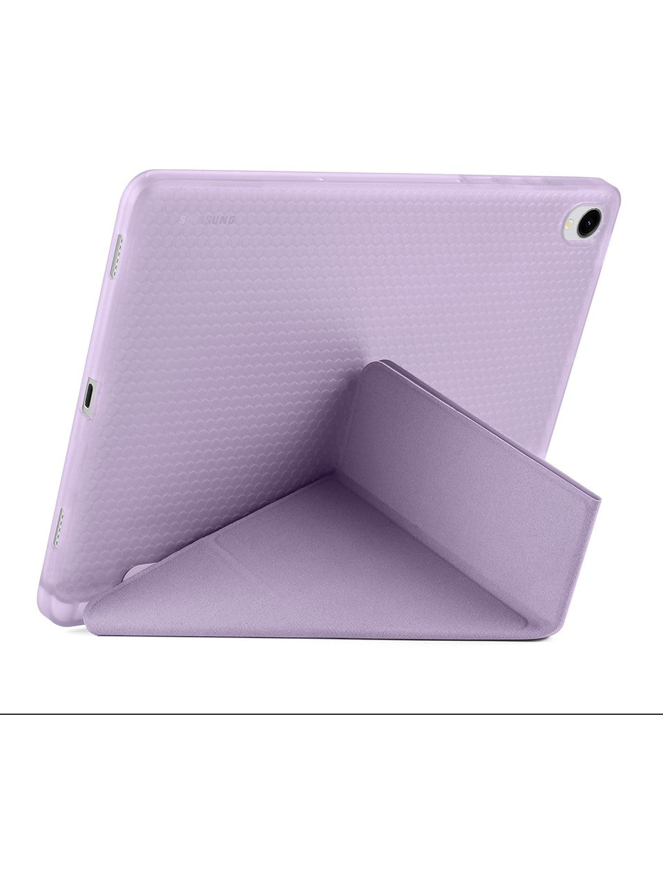 TUROTTO Galaxy Tab S11 SM-X730 İle Uyumlu Katlanır Yatay ve Dikey Standlı Kalem Bölmeli Uyku Modlu Kılıf