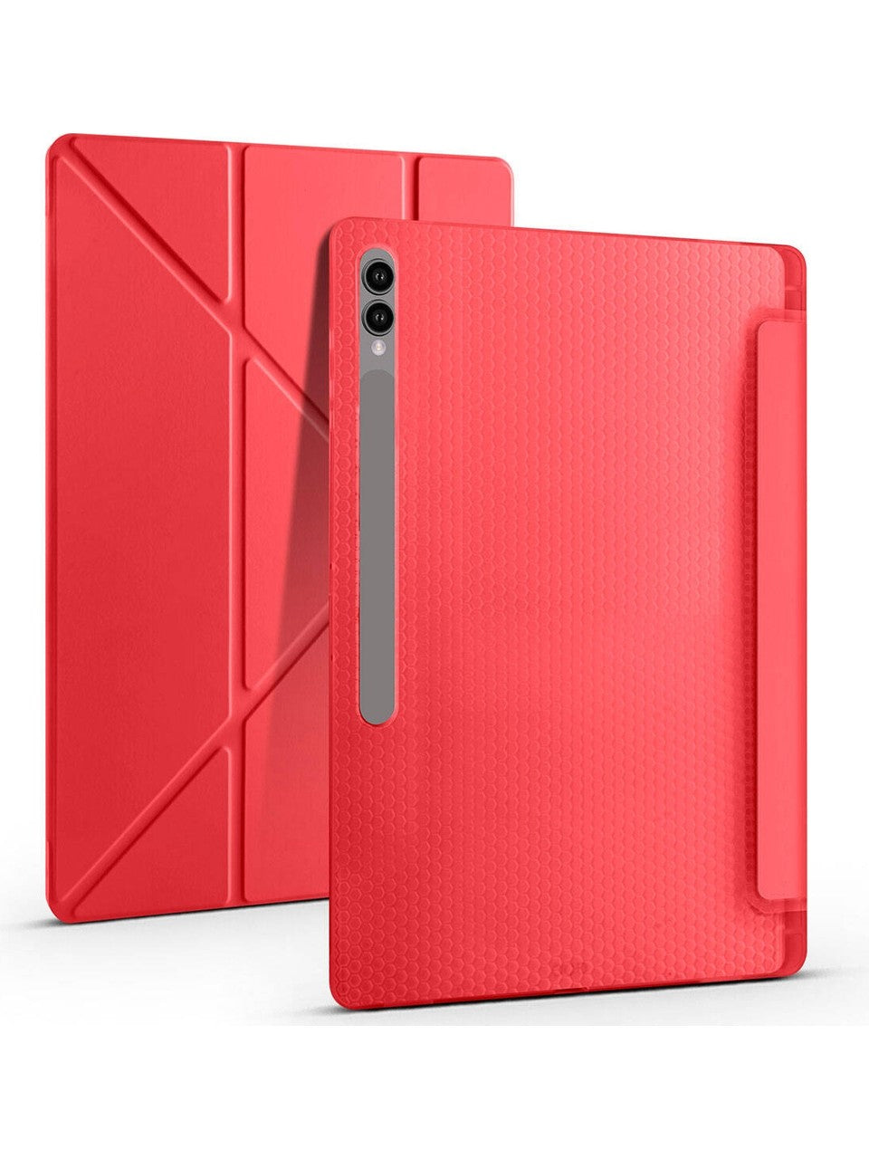 TUROTTO Galaxy Tab S9 FE PLUS SM-X610 İle Uyumlu Standlı Kılıf Dokunmatik Kalem ve Klavye Mouse Set