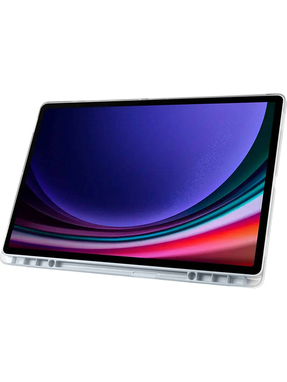TUROTTO Galaxy Tab S9 FE PLUS SM-X610 İle Uyumlu Katlanır Yatay ve Dikey Standlı Kalem Bölmeli Uyku Modlu Kılıf