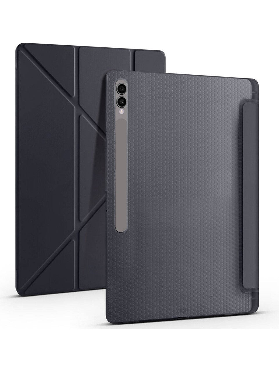 TUROTTO Galaxy Tab S9 FE PLUS SM-X610 İle Uyumlu Standlı Kılıf Dokunmatik Kalem ve Klavye Mouse Set